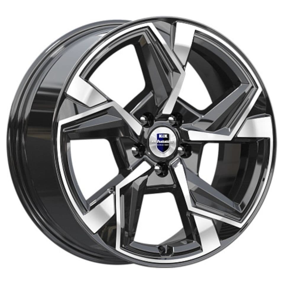 КиК Кайан 7.5x18 5x114.3 ET37 DIA66.6 алмаз черный