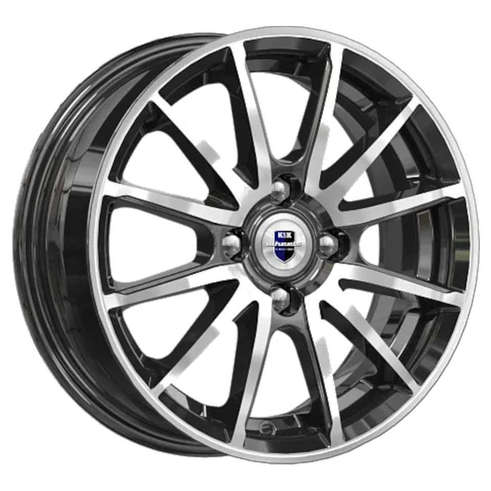 КиК Квант 5.5x14 4x100 ET40 DIA56.6 алмаз черный
