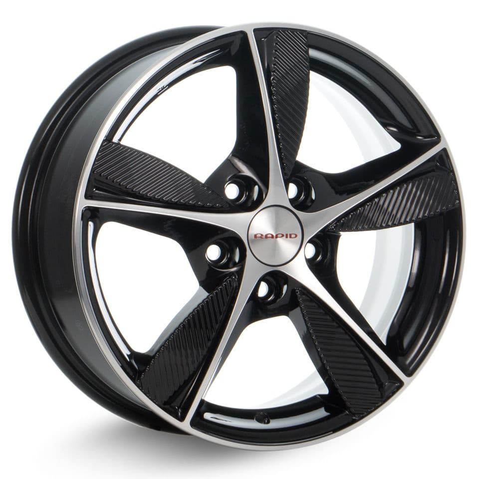 КиК Кинезис 6.5x16 5x108 ET43 DIA65.1 алмаз черный