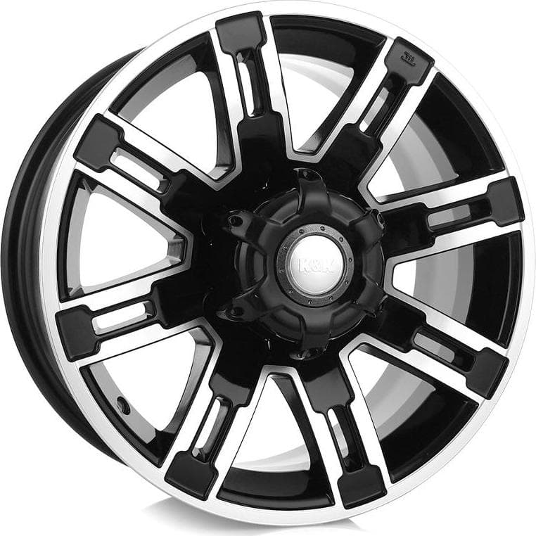 КиК Полюс(KC609) 7.5x16 6x139.7 ET5 DIA111.6 алмаз черный