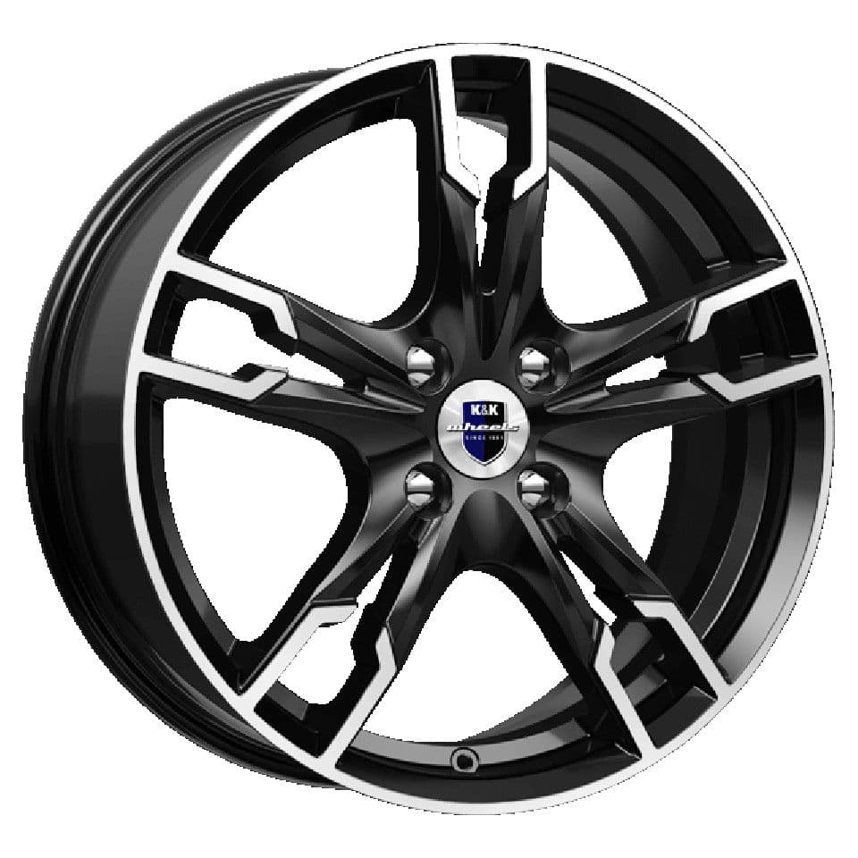 КиК Солар 7x17 4x100 ET41 DIA60.1 алмаз черный 
