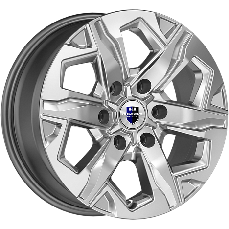 КиК Тейт 7.5x17 6x139.7 ET42 DIA75.1 дарк платинум 