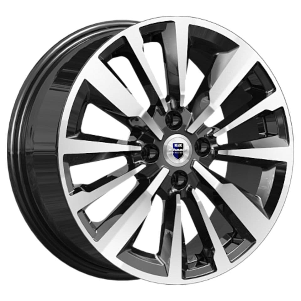 КиК Эрман 6.5x16 4x100 ET40 DIA67.1 алмаз черный