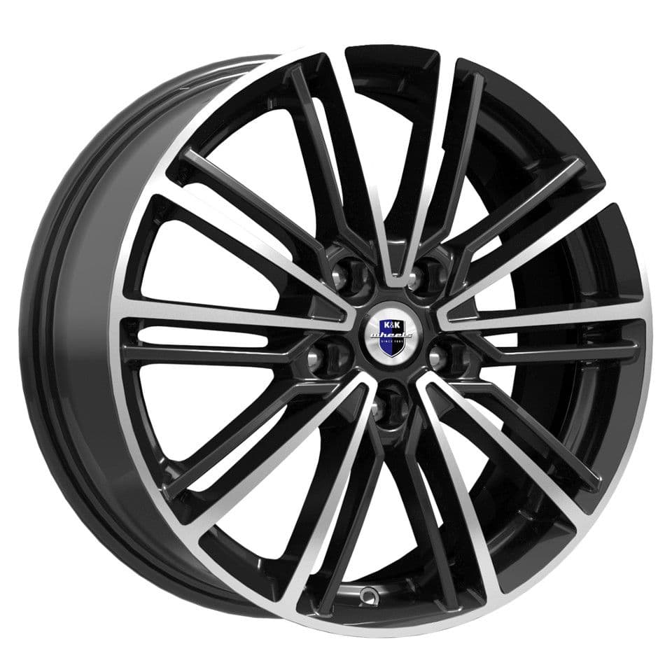 КиК Эрфурт 7x17 5x105 ET40 DIA56.6 алмаз черный
