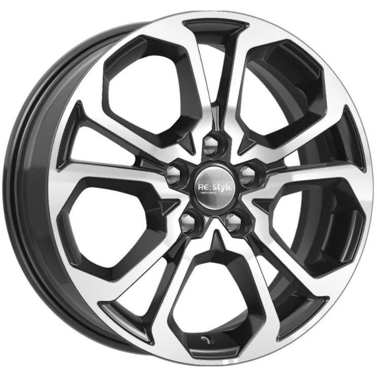 КиК KC892 6.5x17 5x114.3 ET49 DIA67.1 алмаз черный 