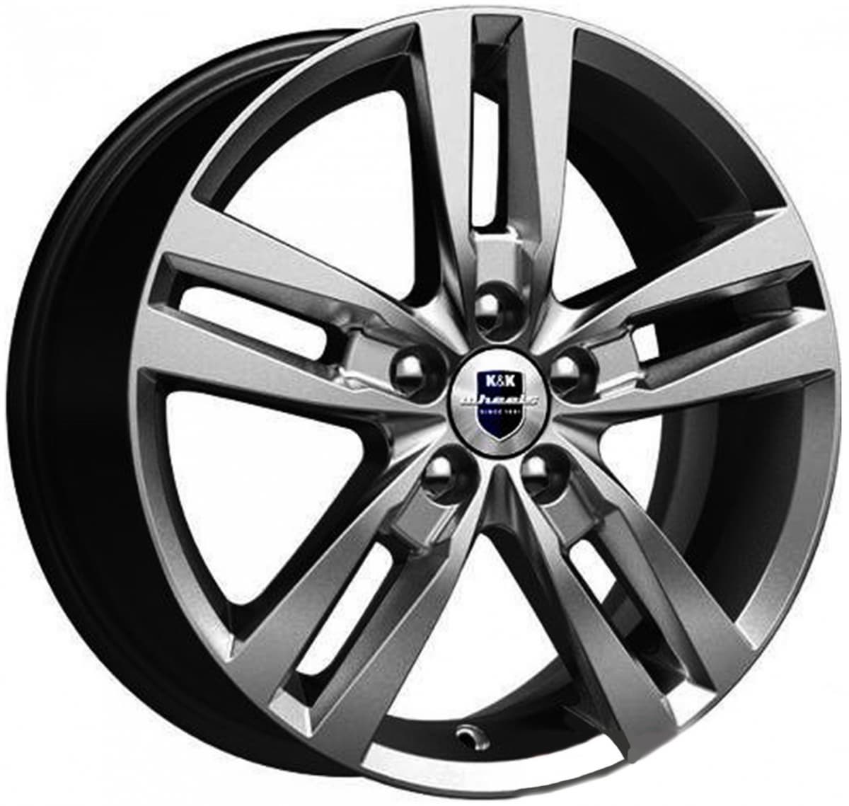 КиК Rassvet 6.5x16 5x100 ET38 DIA67.1 дарк платинум