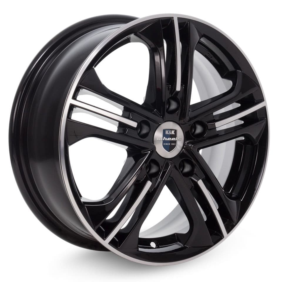 КиК Trinity 6x15 5x100 ET43 DIA57.1 алмаз черный