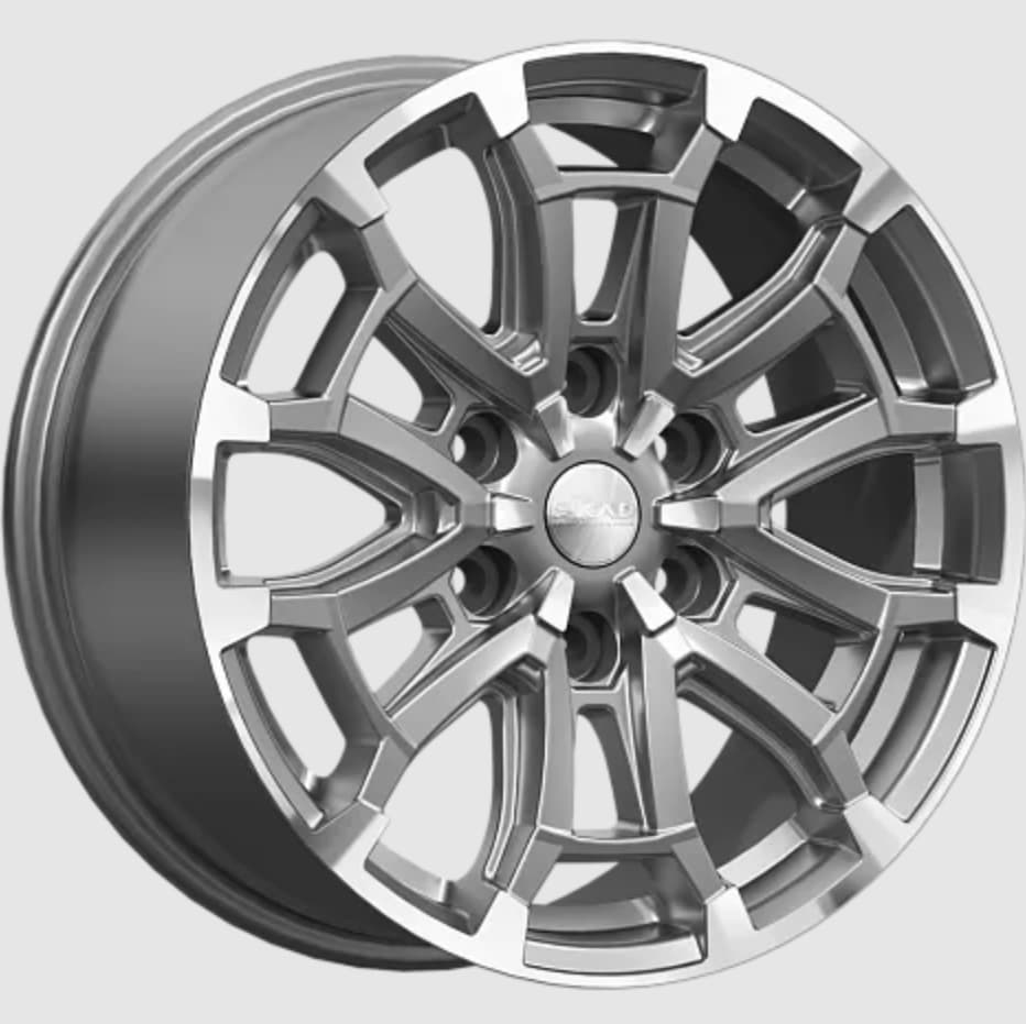 СКАД Авилис 8x18 6x139.7 ET25 DIA106.1 Алмаз графит 