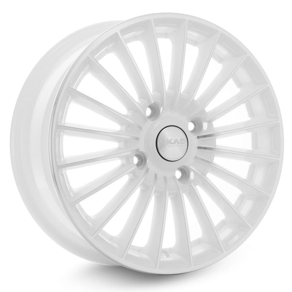 СКАД Веритас 6x15 4x98 ET38 DIA58.6 алмаз белый 