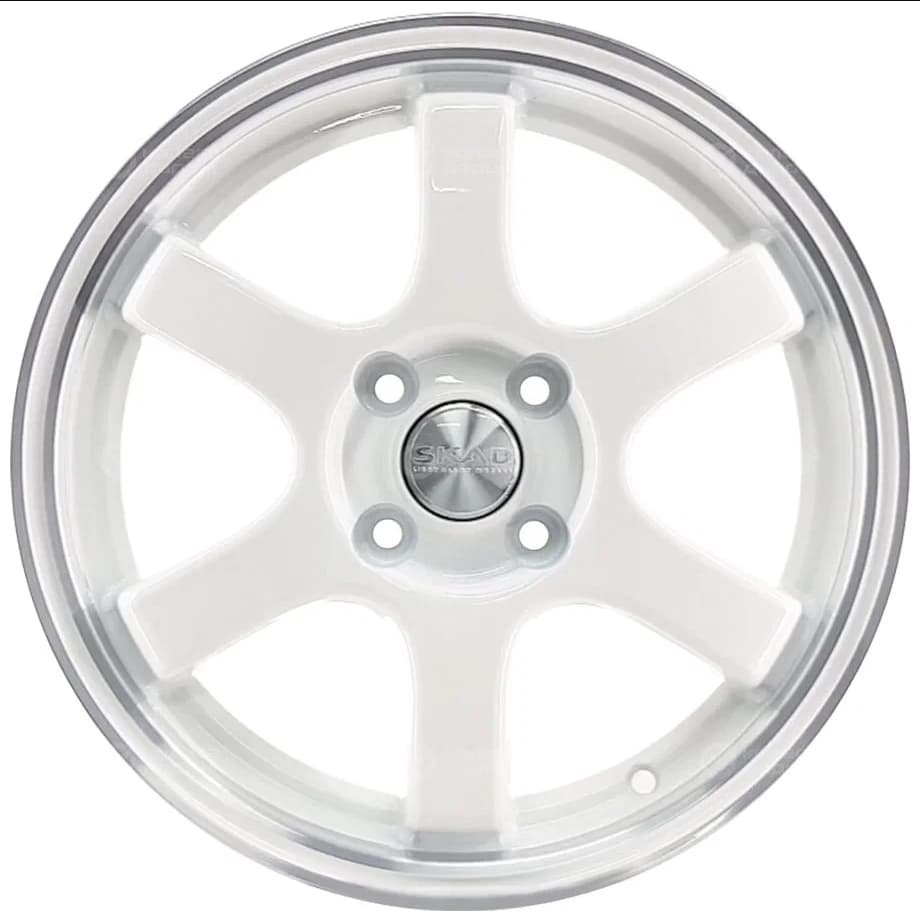 СКАД Киото 6x15 4x100 ET40 DIA60.1 алмаз белый 