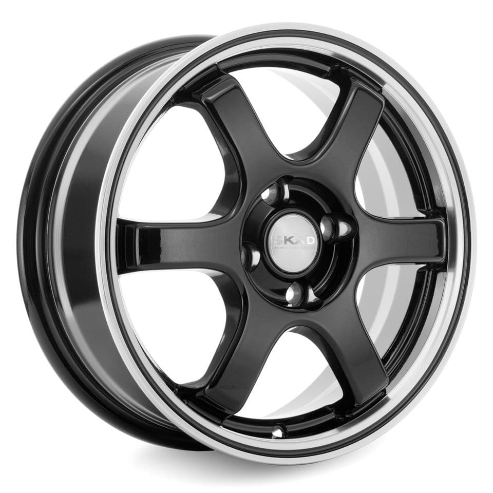 СКАД Киото 6x15 4x100 ET48 DIA54.1 Алмаз антрацит 