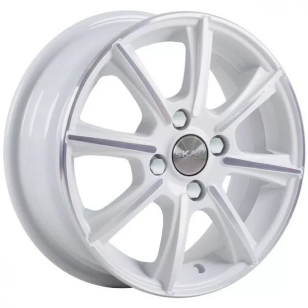 СКАД Монако 5.5x14 4x98 ET38 DIA58.6 алмаз белый 