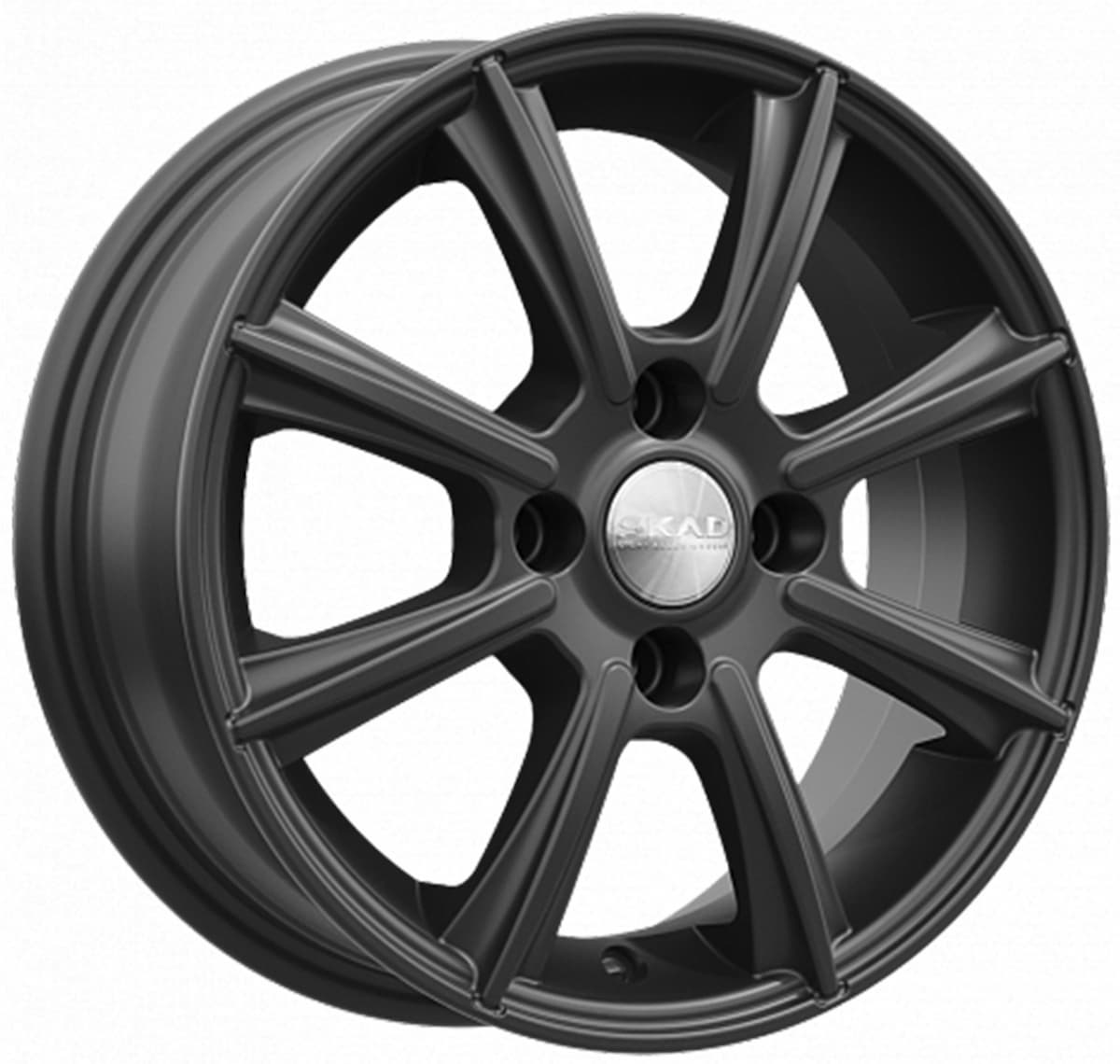 СКАД Монако 5.5x14 4x98 ET38 DIA58.6 черный бархат 