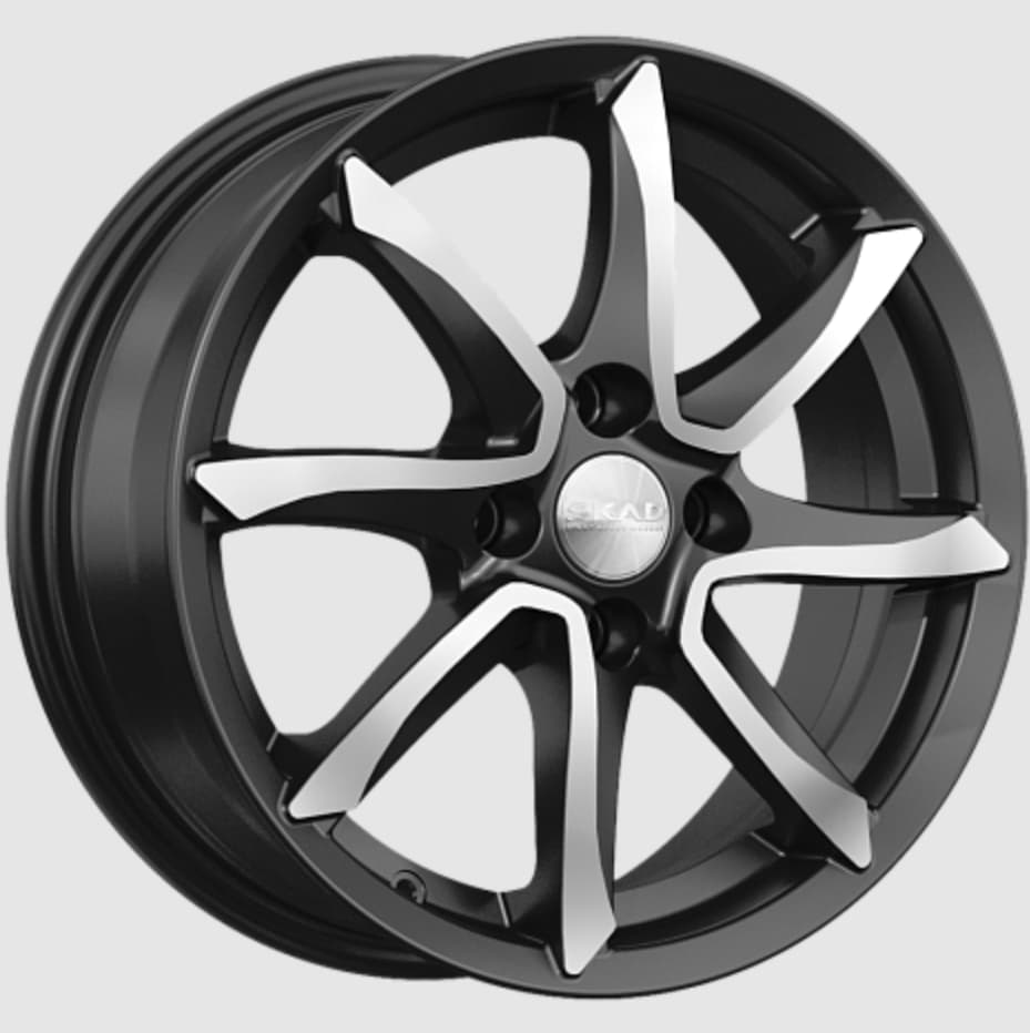 СКАД Осака 6x15 4x100 ET45 DIA67.1 алмаз бархат 
