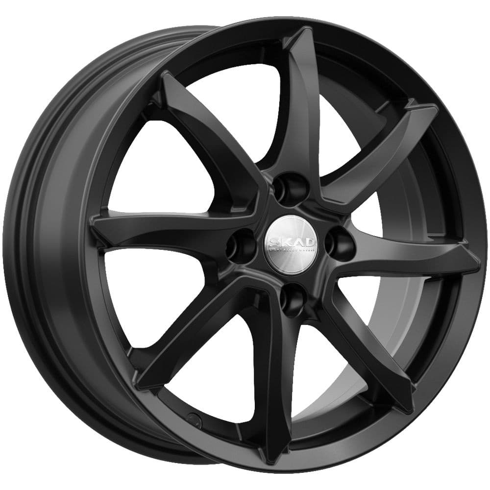 СКАД Осака 6x15 4x100 ET46 DIA54.1 черный бархат 