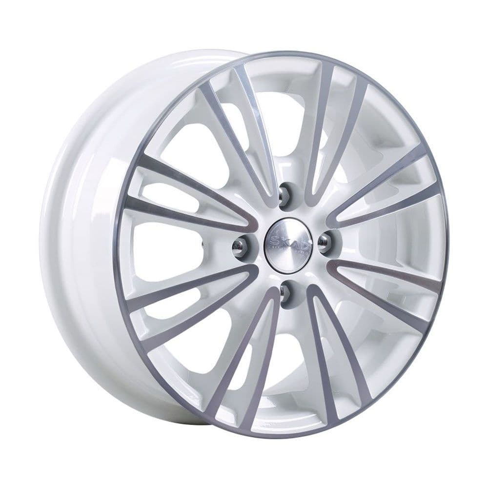 СКАД Пантера 5.5x14 4x100 ET39 DIA67.1 алмаз белый 