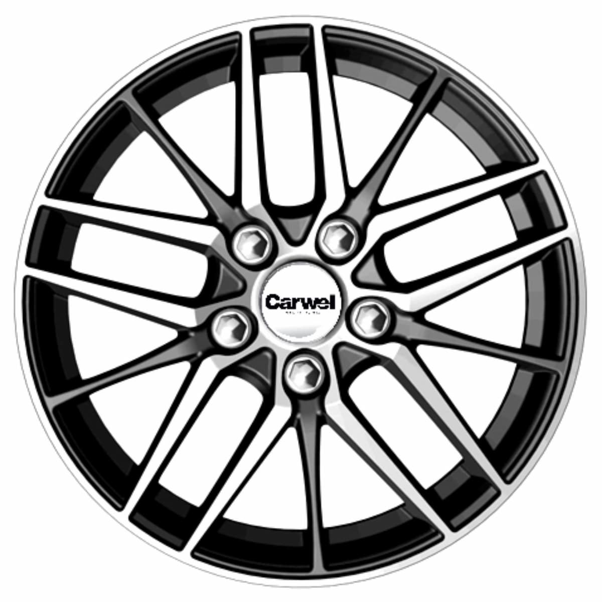 Carwel Лача 6.5x16 5x108 ET50 DIA63.3 AB конус