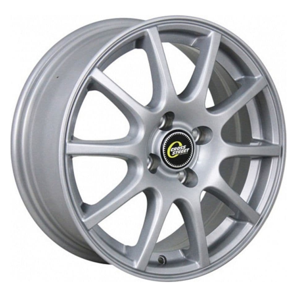 Cross Street CR-16 6x15 4x100 ET48 DIA54.1 Silver конус