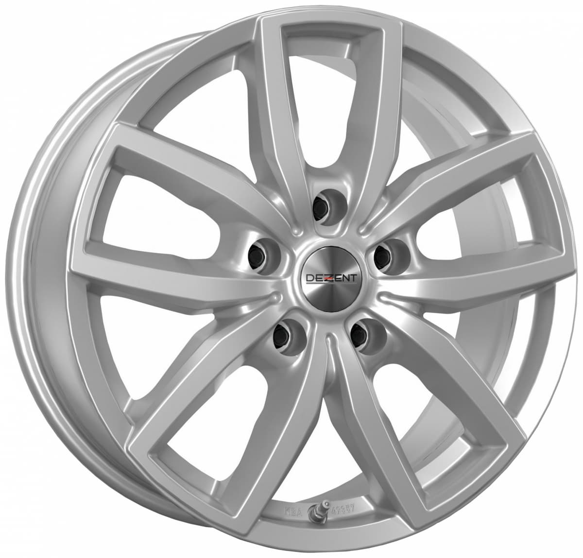 Dezent TE 7.5x17 5x108 ET48 DIA70.1 Silver