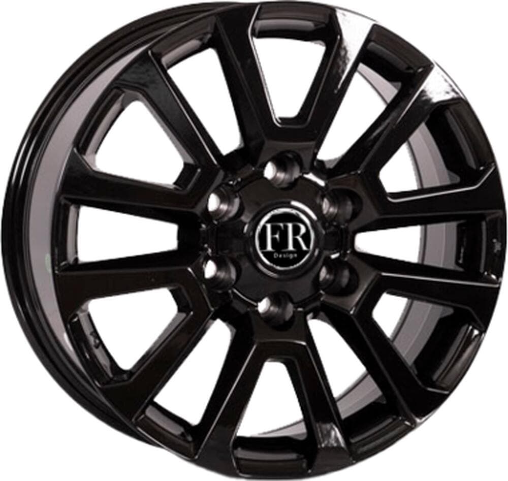 FR Replica TY182 7.5x18 6x139.7 ET25 DIA106.2 black 