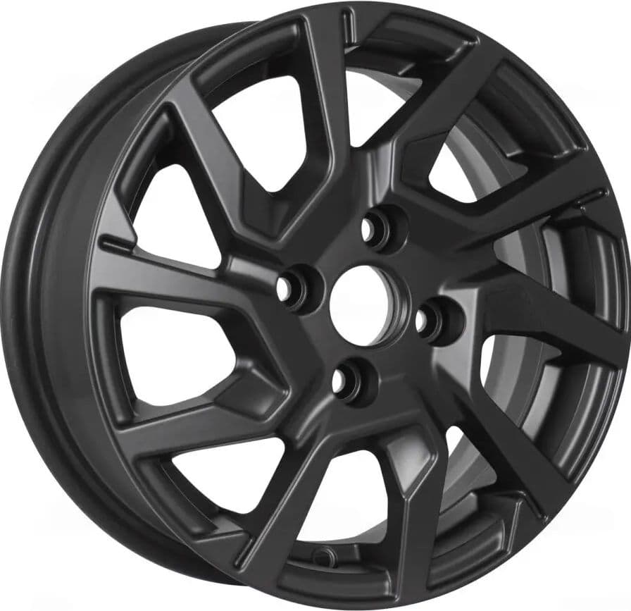 KDW KD1420 5.5x14 4x98 ET35 DIA58.6 Matt Black конус