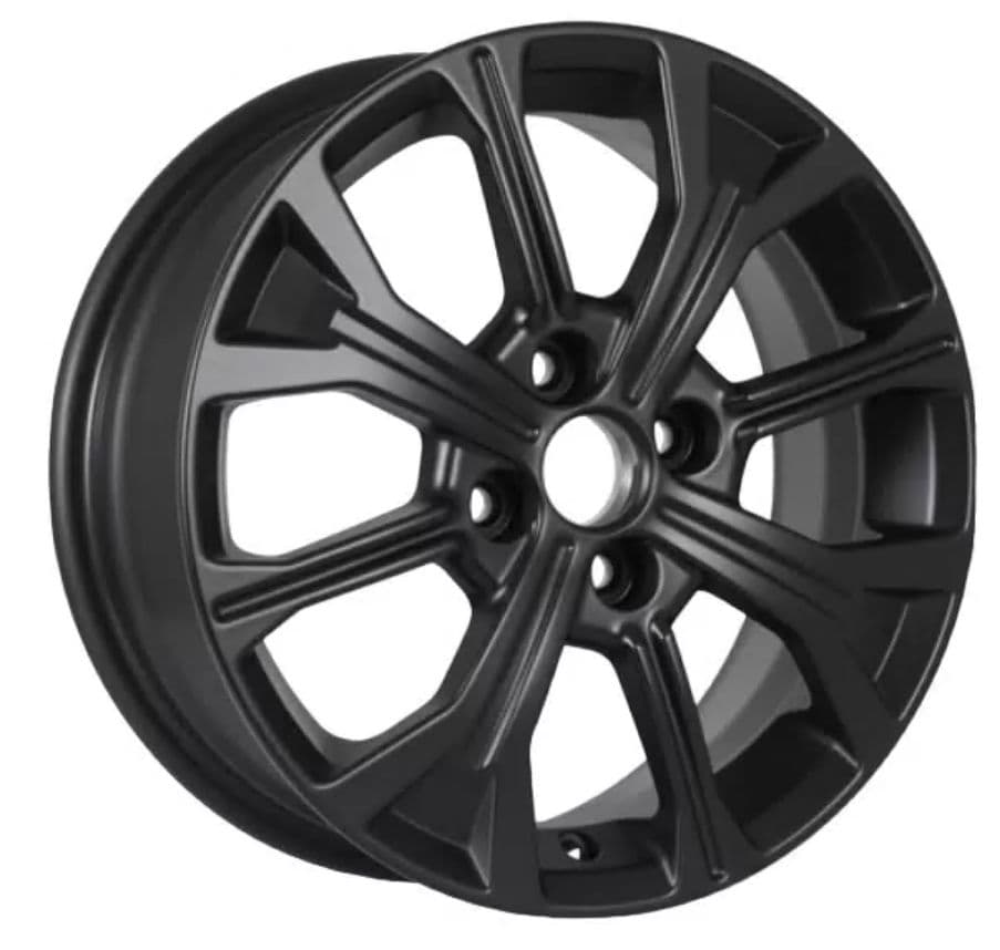 KDW KD1549 6x15 4x100 ET46 DIA54.1 Matt Black конус