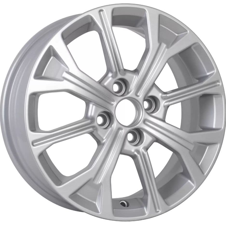 KDW KD1549 6x15 4x100 ET50 DIA60.1 Silver конус