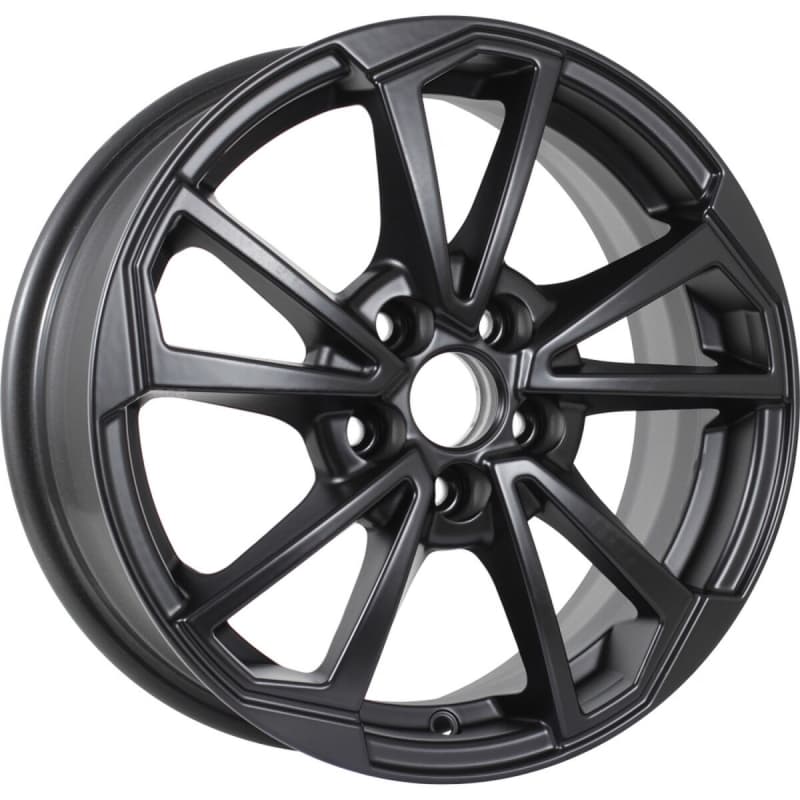 KDW KD1550 6x15 5x100 ET38 DIA57.1 Matt Black конус