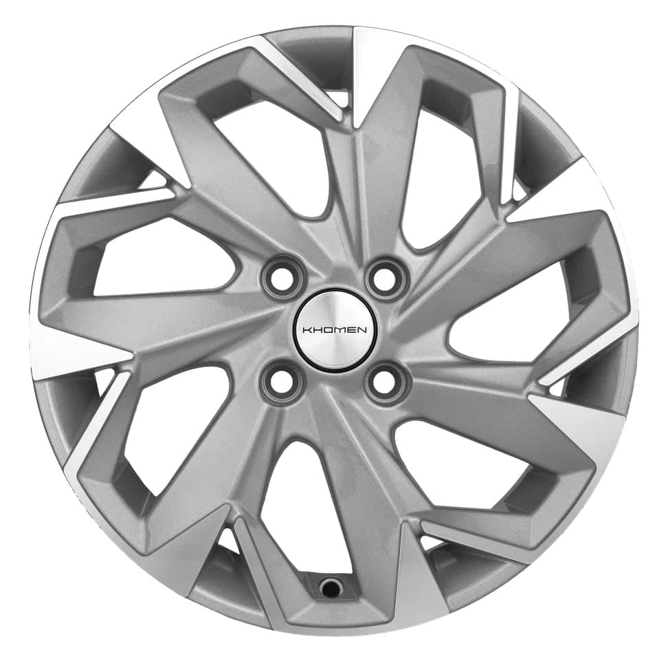 Khomen Wheels KHW1402 5.5x14 4x100 ET38 DIA67.1 full silver