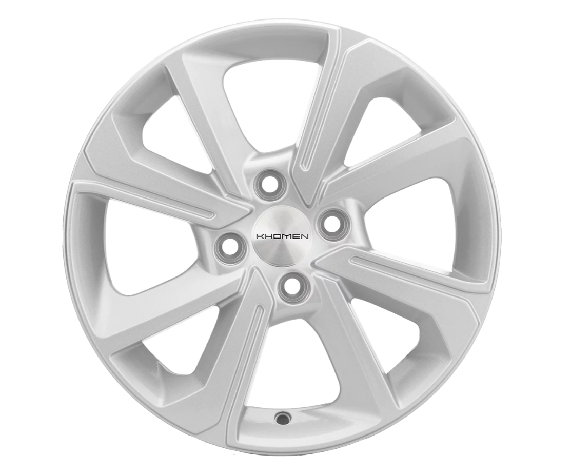 Khomen Wheels KHW1501 6x15 4x100 ET48 DIA54.1 full silver