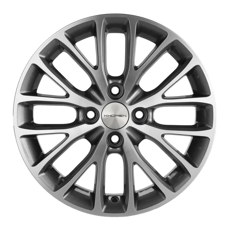 Khomen Wheels KHW1506 6x15 4x100 ET46 DIA54.1 Gray-FP 
