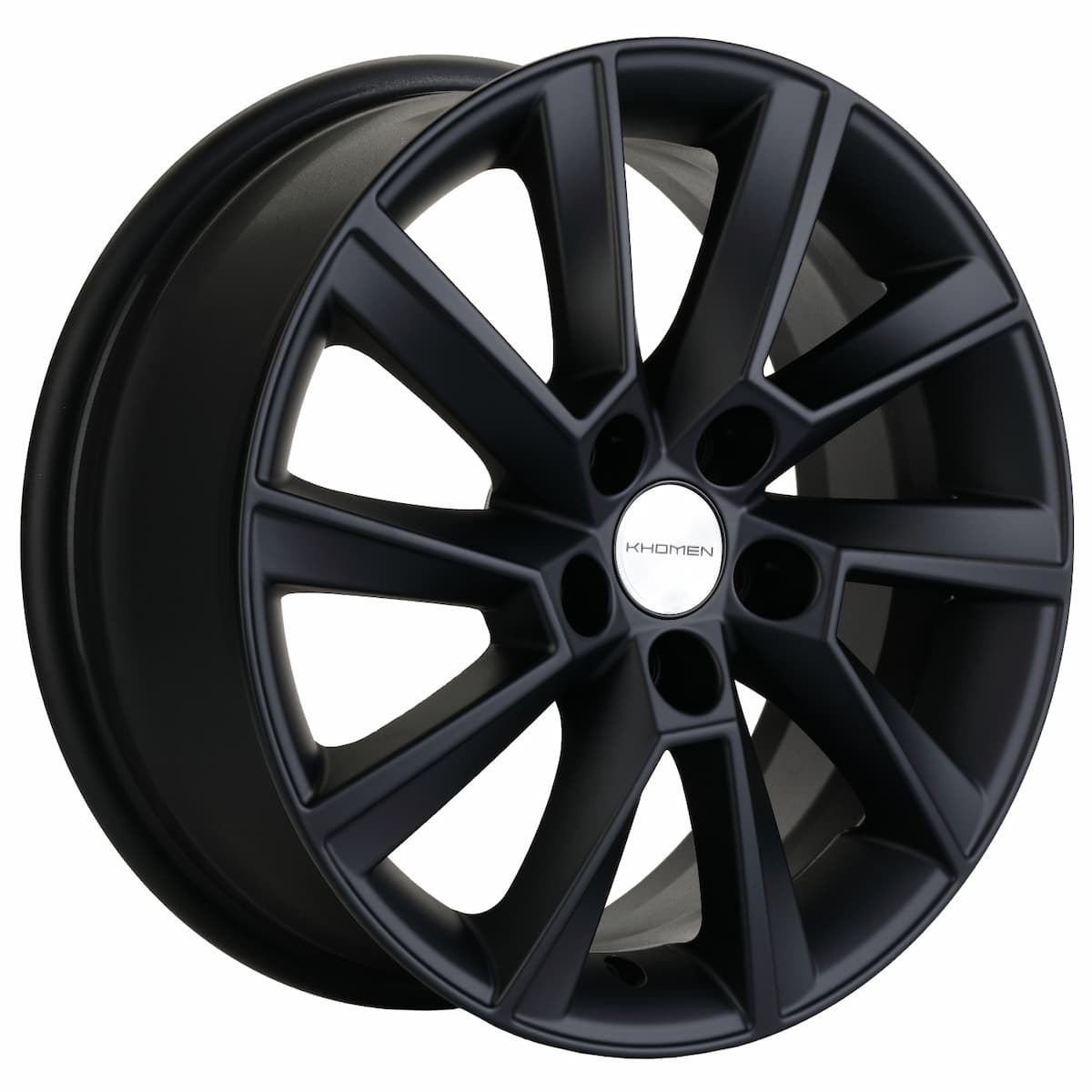 Khomen Wheels KHW1604 6x16 5x105 ET39 DIA56.6 black 