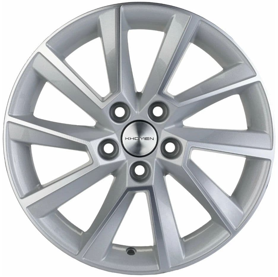 Khomen Wheels KHW1604 6x16 5x105 ET39 DIA56.6 full silver 