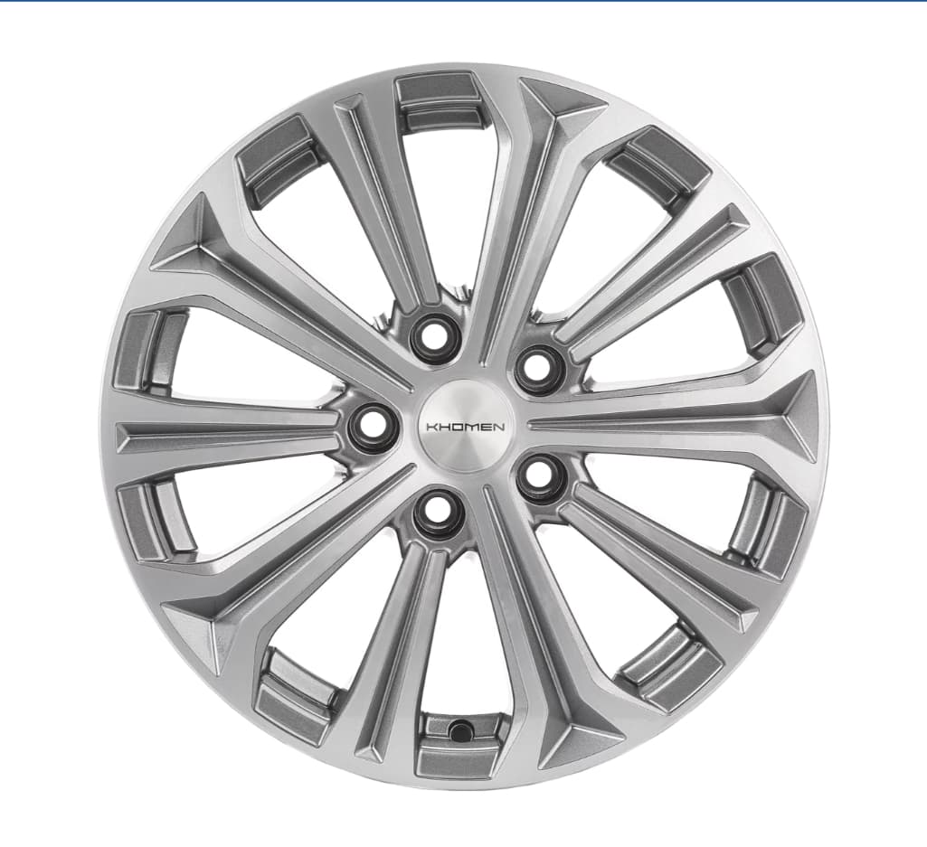 Khomen Wheels KHW1610 6.5x16 5x114.3 ET43 DIA67.1 Gray-FP 