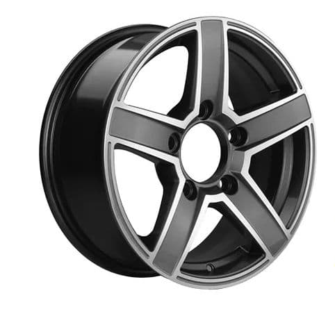 Khomen Wheels KHW1614 6.5x16 5x139.7 ET35 DIA98.5 Gray-FP 