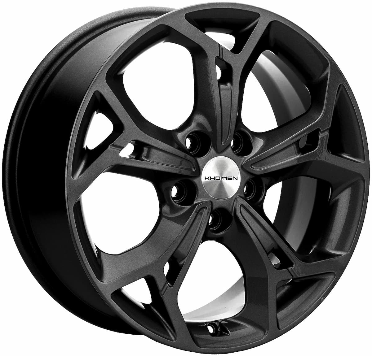 Khomen Wheels KHW1702 7x17 5x110 ET46 DIA63.3 black 