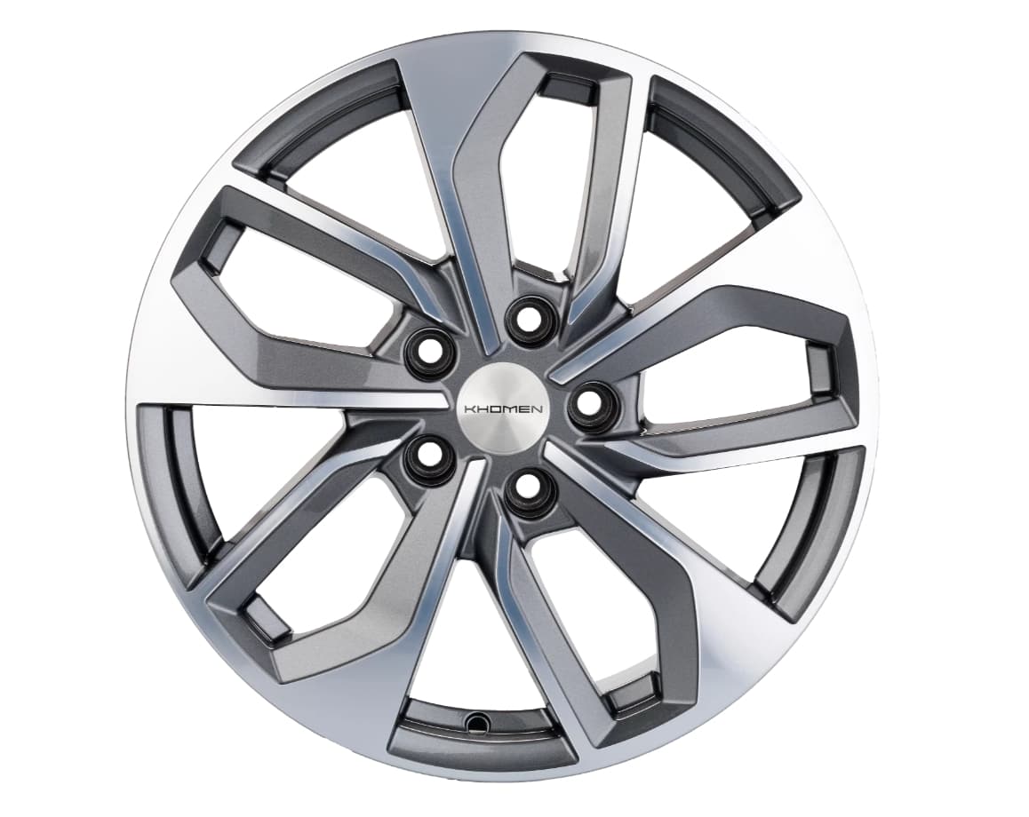 Khomen Wheels KHW1703 7x17 5x114.3 ET45 DIA60.1 Gray-FP