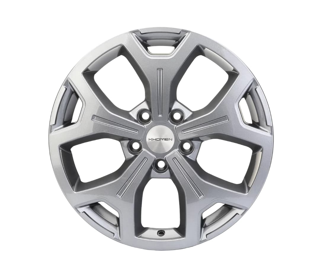 Khomen Wheels KHW1710 7x17 5x108 ET33 DIA60.1 G-Silver 