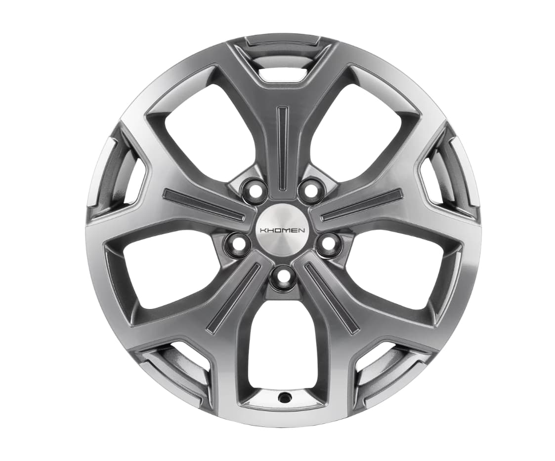 Khomen Wheels KHW1710 6.5x17 5x114.3 ET50 DIA67.1 Gray-FP 