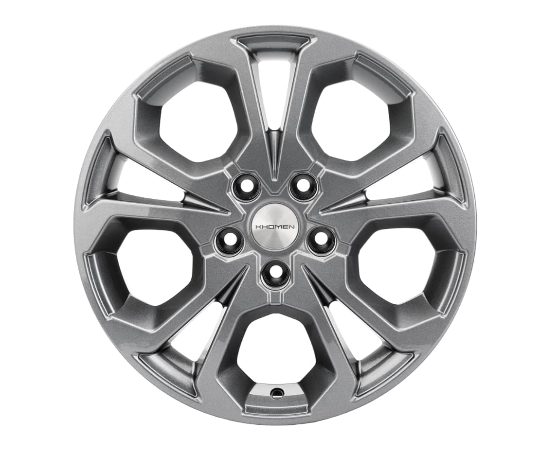 Khomen Wheels KHW1711 6.5x17 5x114.3 ET50 DIA67.1 G-Silver 
