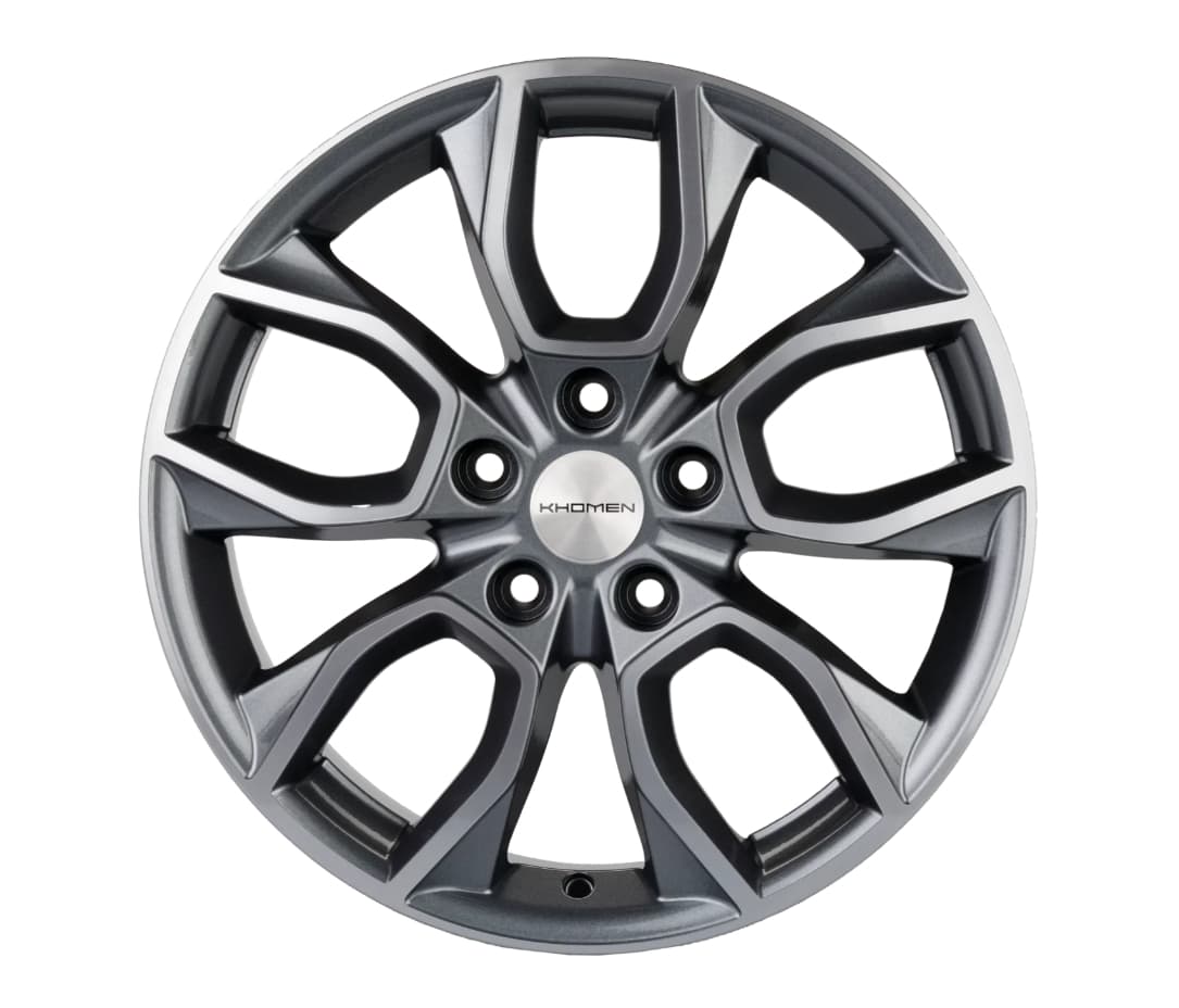 Khomen Wheels KHW1713 7x17 5x112 ET40 DIA57.1 Gray-FP
