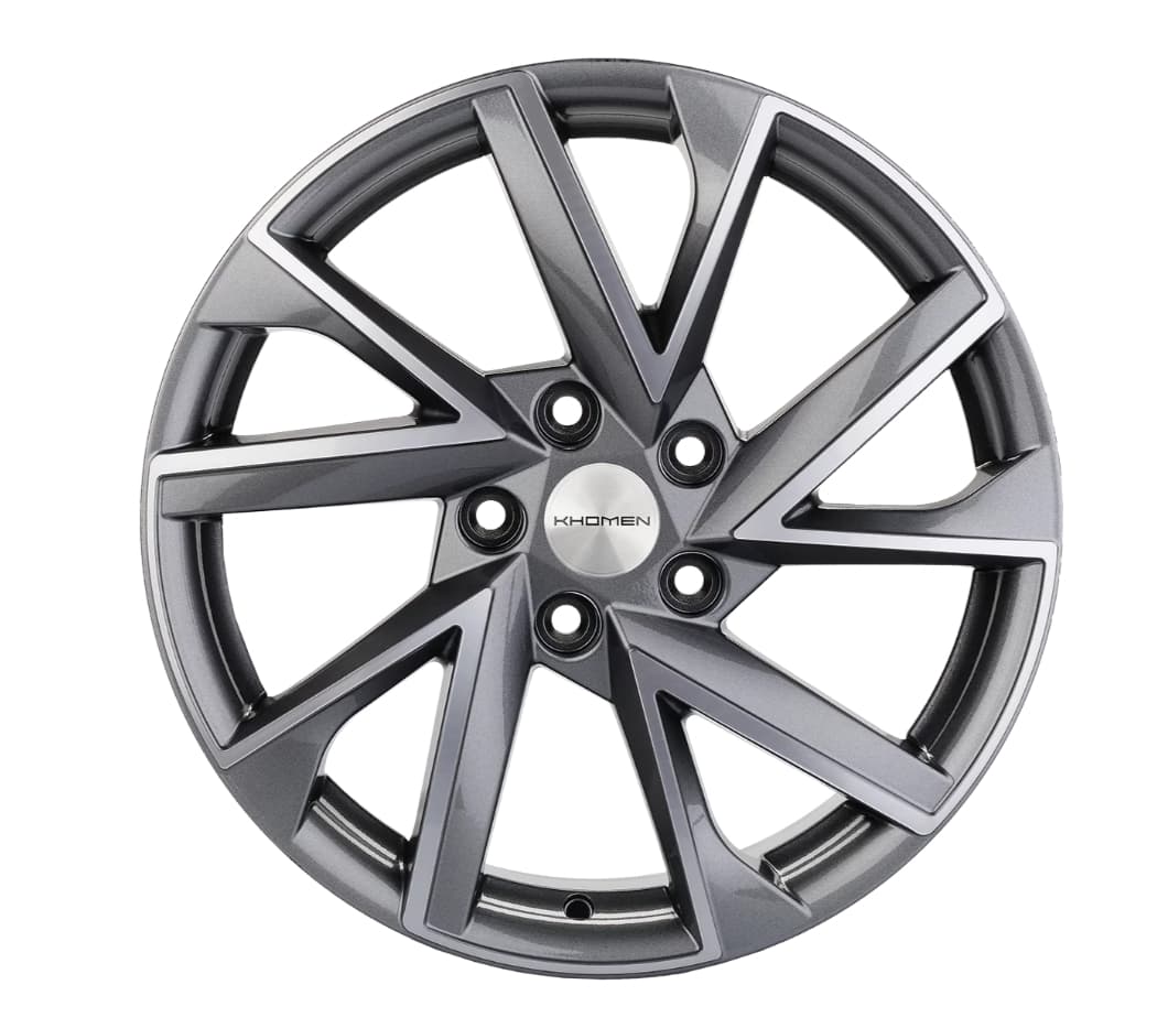 Khomen Wheels KHW1714 7x17 5x110 ET40 DIA67.1 Gray-FP 