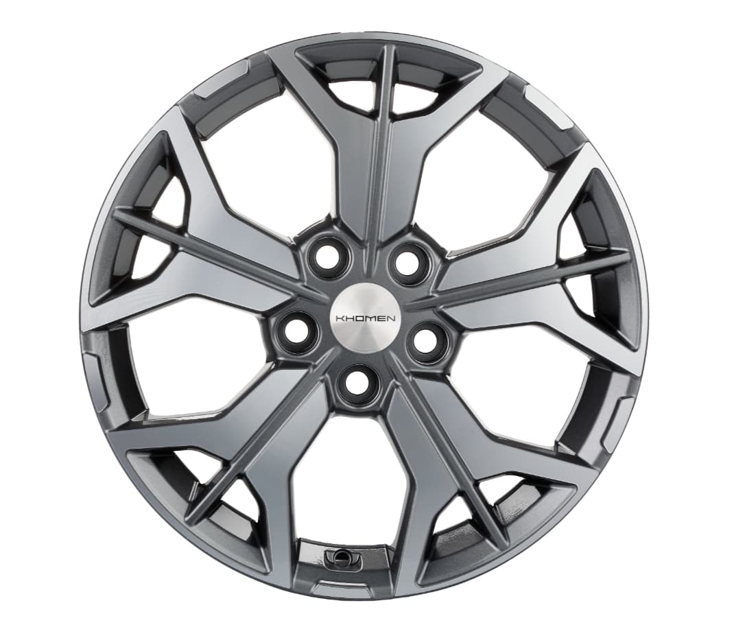 Khomen Wheels KHW1715 7x17 5x114.3 ET39 DIA60.1 Gray-FP 