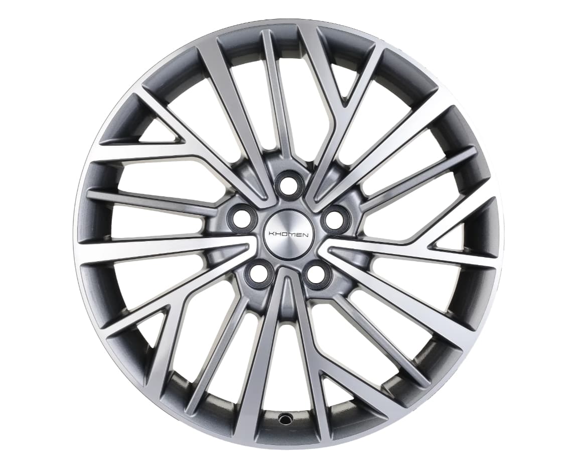 Khomen Wheels KHW1717 7x17 5x108 ET40 DIA60.1 Gray-FP