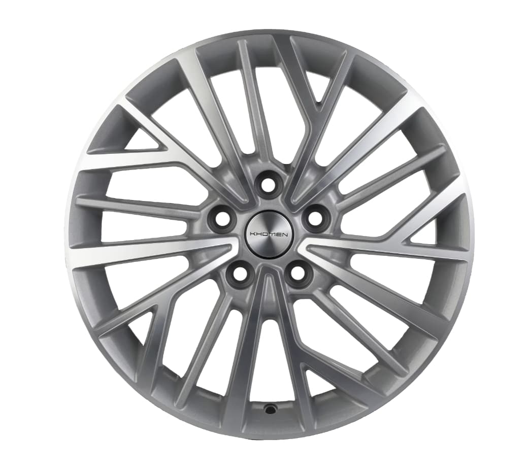Khomen Wheels KHW1717 7x17 5x114.3 ET48.5 DIA67.1 f silver fp 