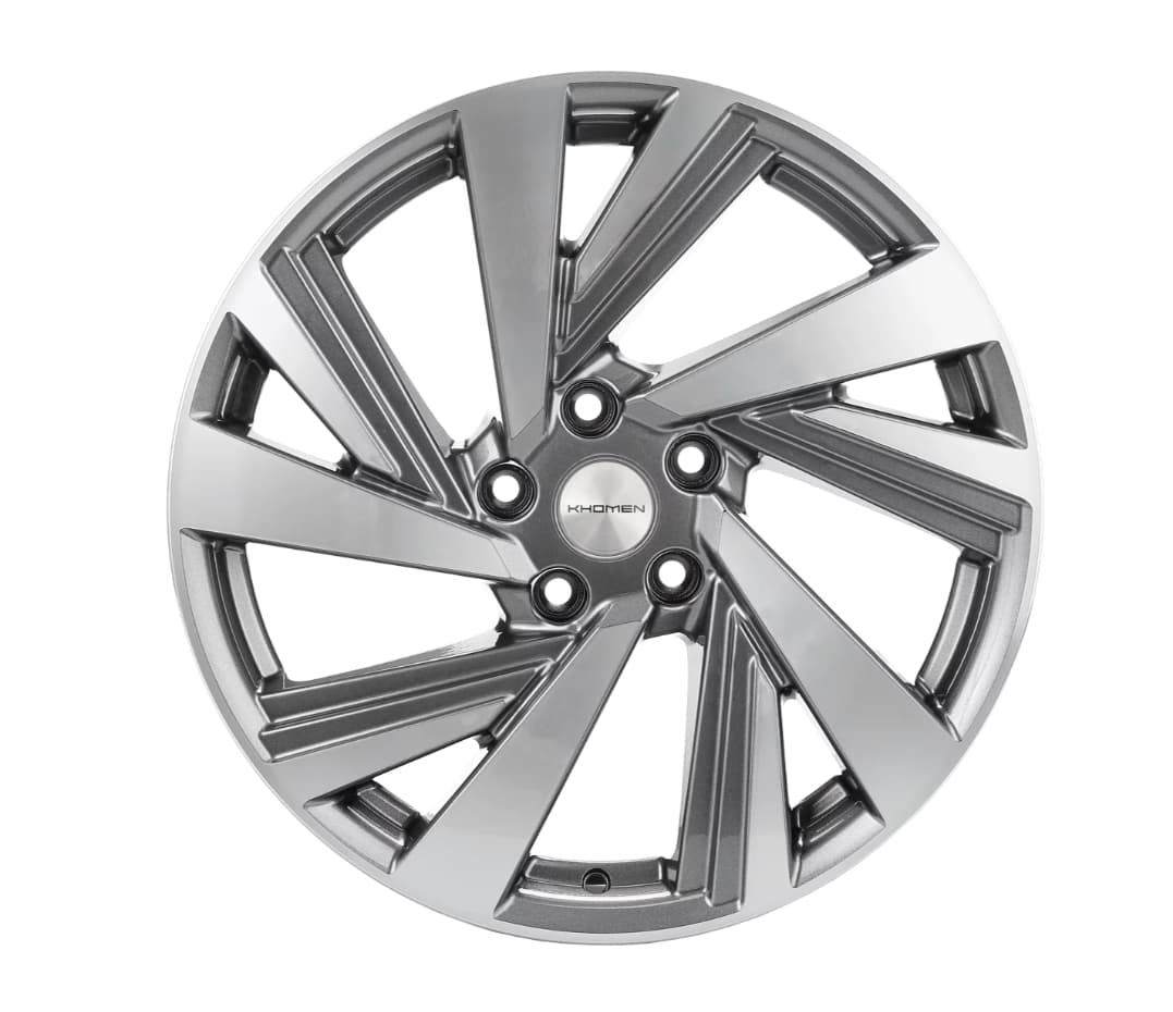 Khomen Wheels KHW1801 7.5x18 5x114.3 ET45 DIA67.1 Gray-FP 