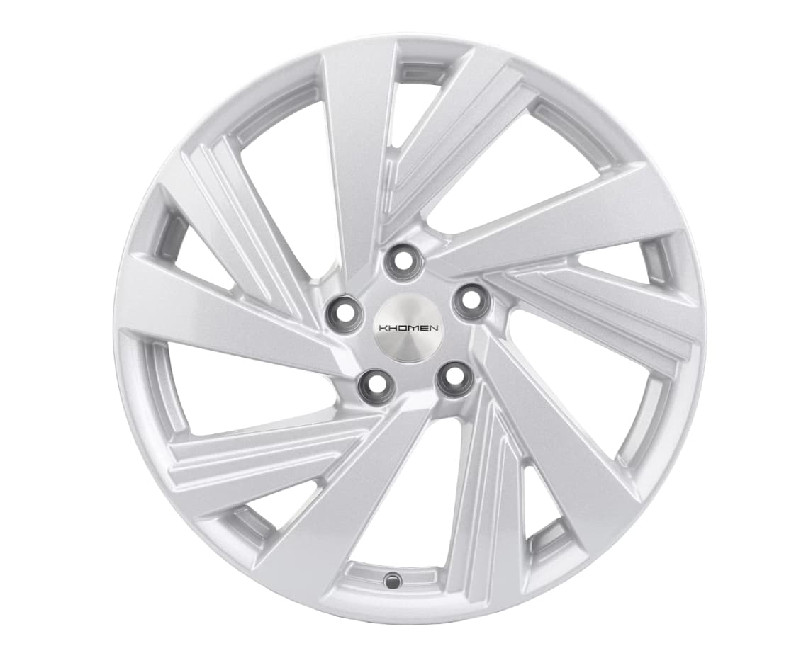 Khomen Wheels KHW1801 7.5x18 5x112 ET43 DIA57.1 full silver