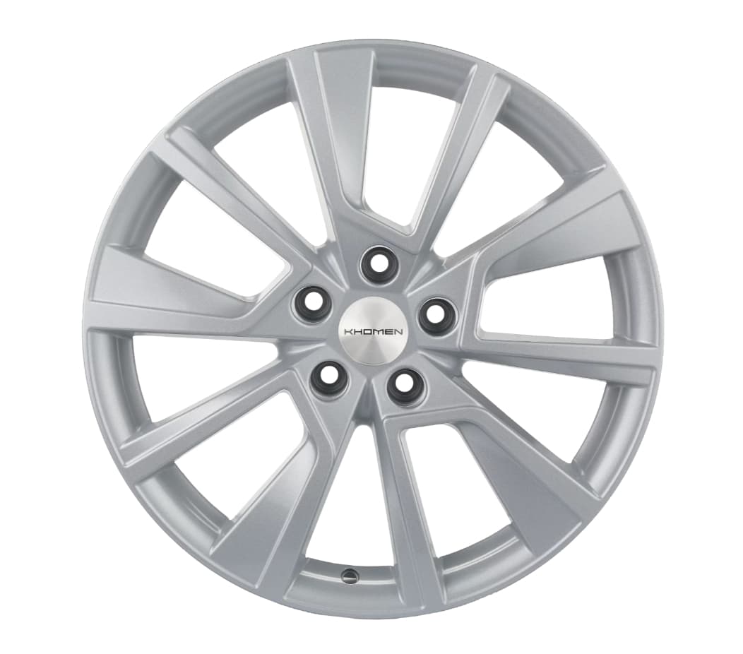 Khomen Wheels KHW1802 7x18 5x114.3 ET50 DIA67.1 full silver
