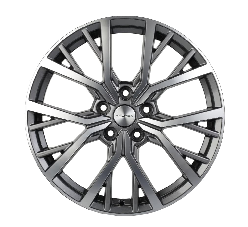 Khomen Wheels KHW1806 7x18 5x108 ET36 DIA65.1 Gray-FP 