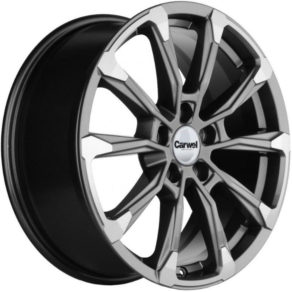Khomen Wheels KHW1808 7.5x18 5x108 ET35 DIA65.1 Gray-FP 